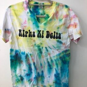 Alpha xi delta tye dye tshirt